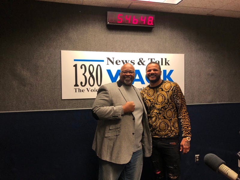 Derrick Boazman with Anthony Direll at WAOK