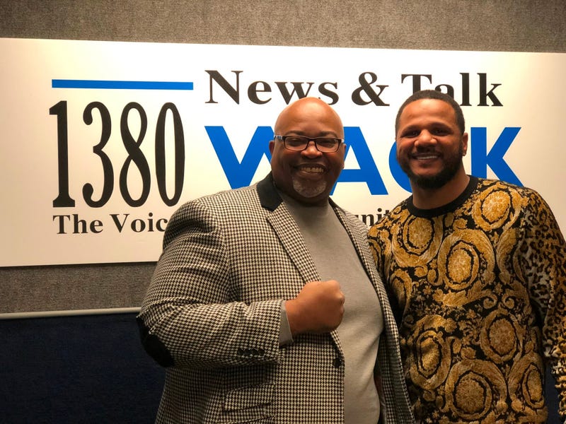 Derrick Boazman with Anthony Direll at WAOK