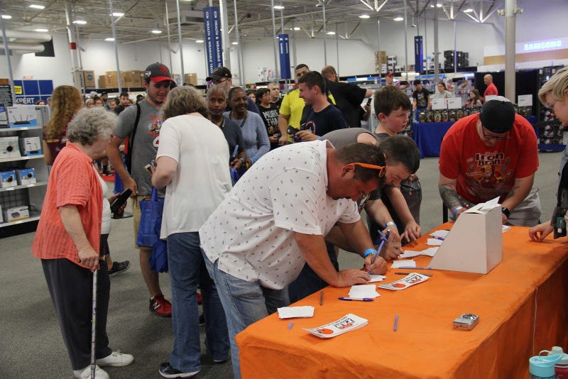 Anthony Russo Avengers: Endgame Signing at Best Buy Cleveland
