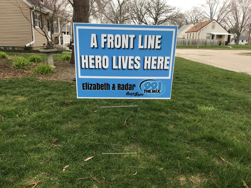 Front Line Hero Lives Here