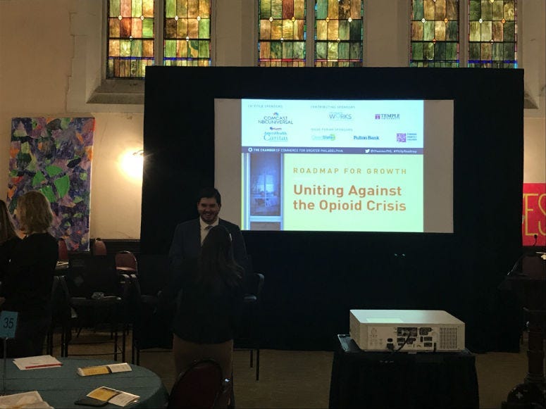 On Tuesday night, local businesses met to discuss resources and solutions they can utilize to fight the opioid crisis.