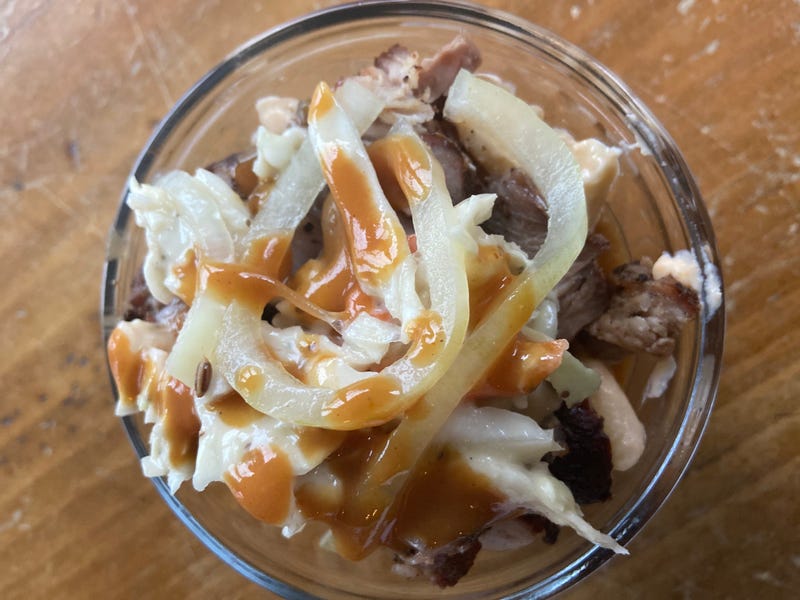 pulled pork sundae