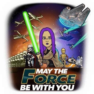 May the force be with Mistress Carrie