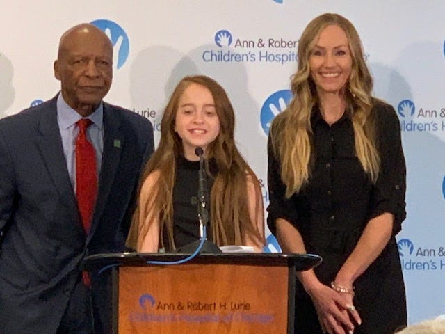 An 11 year old Downers Grove girl who received a new heart last year at Lurie Children's hospital is the star of a new organ donation campaign.