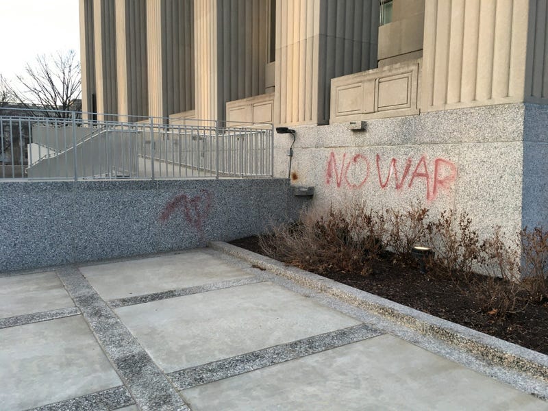 Soldiers Memorial vandalism