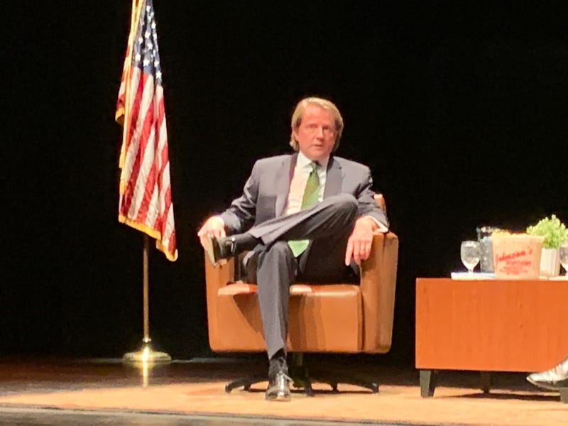 Stockton University presented an invitation-only "Conversation with Don McGhan" on Thursday.