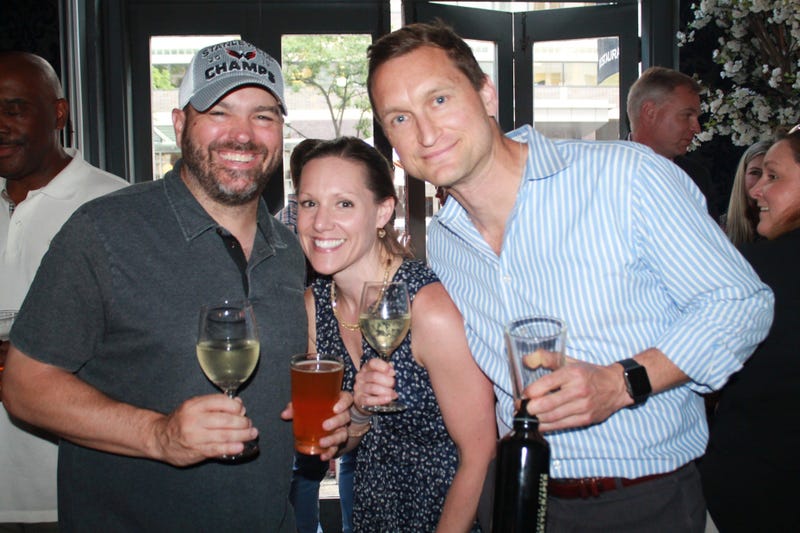 Cakes, Drab, and Valdez hang out at Proper 21 in DC for Samuel Adam's All Star Week Kickoff Party.