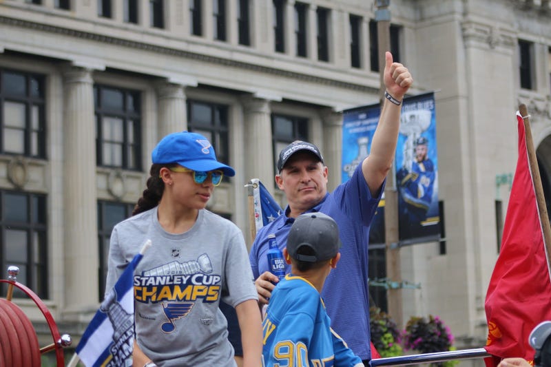 St. Louis Blues Championship parade in Downtown St. Louis June 15, 2019
