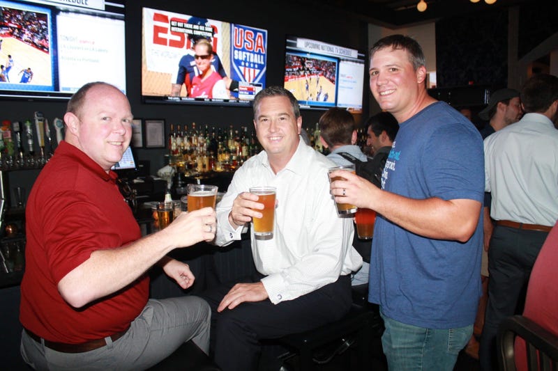 Cakes, Drab, and Valdez hang out at Proper 21 in DC for Samuel Adam's All Star Week Kickoff Party.