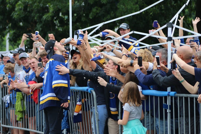 St. Louis Blues Championship parade in Downtown St. Louis June 15, 2019