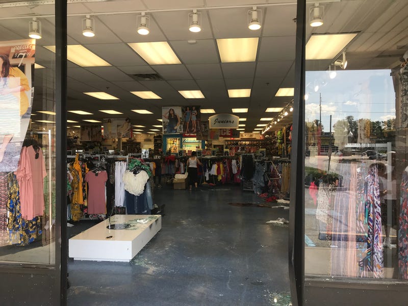 One person is in critical condition, and at least three others have multiple injuries after a vehicle smashed into a clothing store in South Philadelphia, according to police.