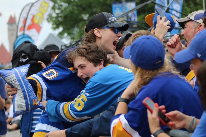 St. Louis Blues Championship parade in Downtown St. Louis June 15, 2019