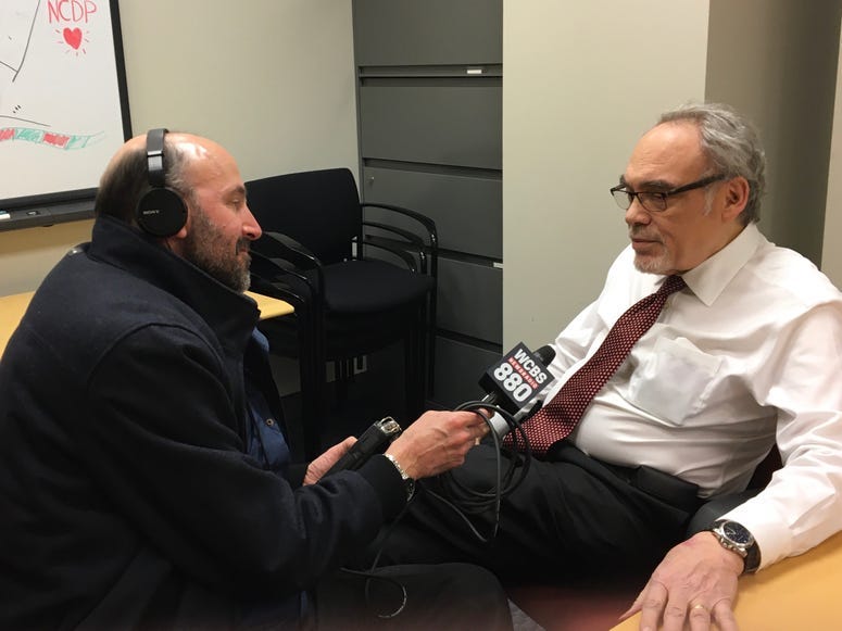 Peter Haskell with Irwin Redlener