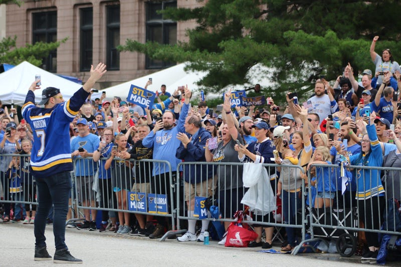 St. Louis Blues Championship parade in Downtown St. Louis June 15, 2019
