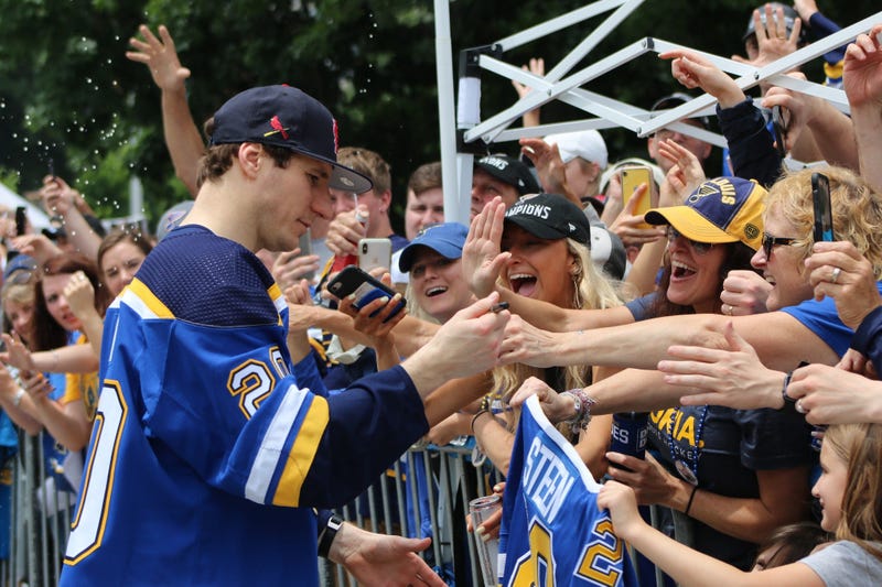 St. Louis Blues Championship parade in Downtown St. Louis June 15, 2019