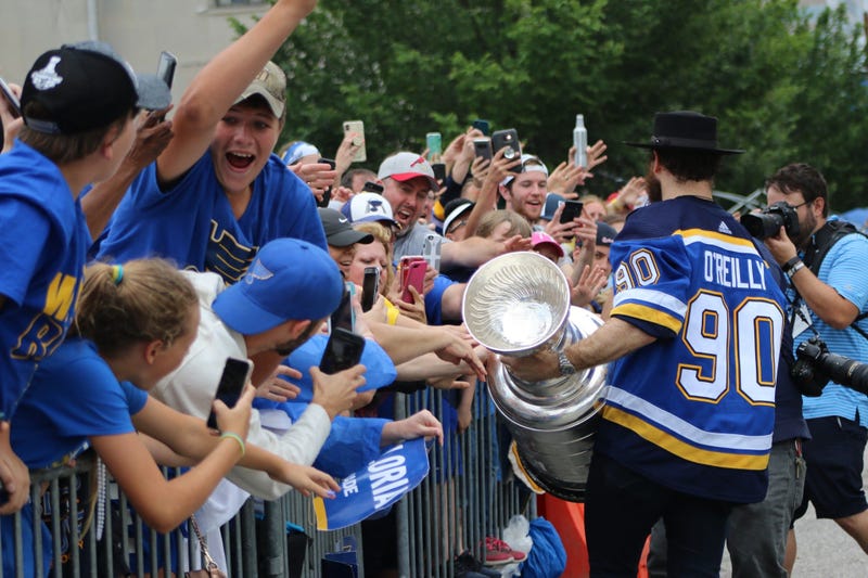 St. Louis Blues Championship parade in Downtown St. Louis June 15, 2019