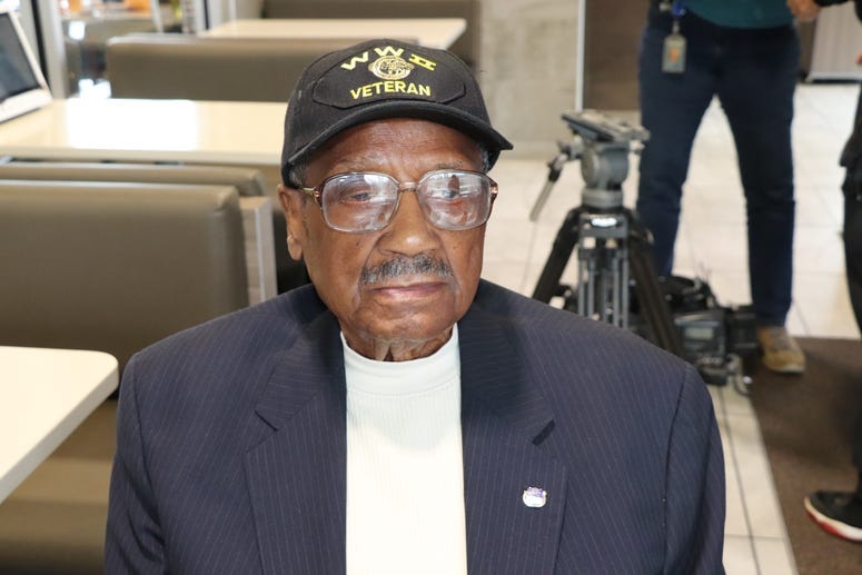 William T. Robie celebrates his 100th birthday at McDonalds-2