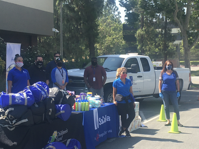 So Cal Gas Drive-Thru Donation Drive for Children's Fund