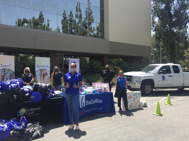 So Cal Gas Drive-Thru Donation Drive for Children's Fund