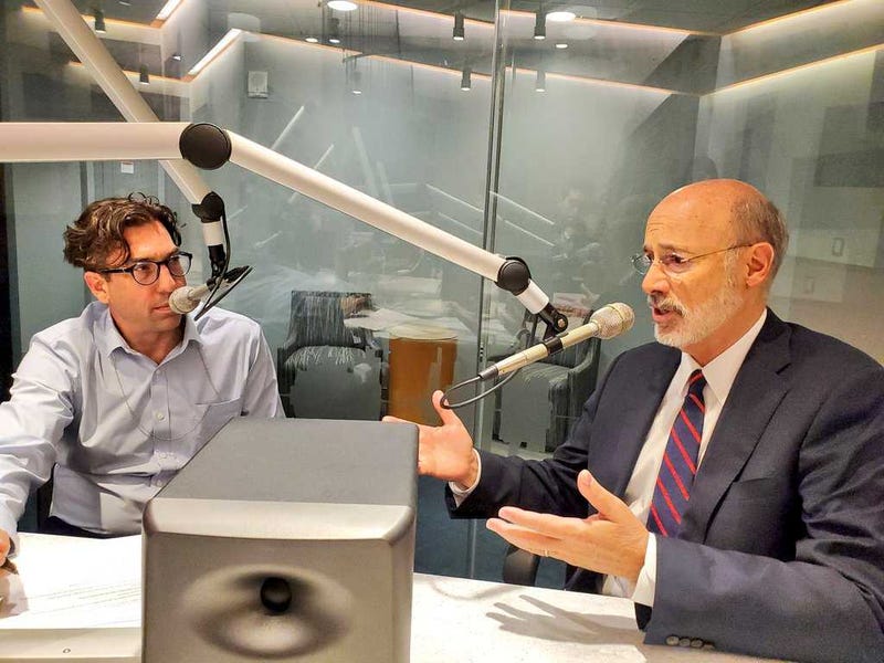Jim Melwert and Gov. Tom Wolf