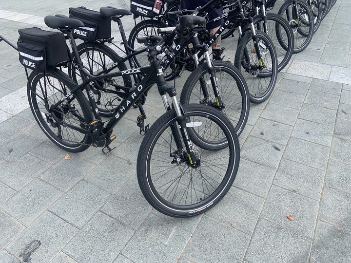 The bikes will be used for enhanced patrols in commercial corridors.