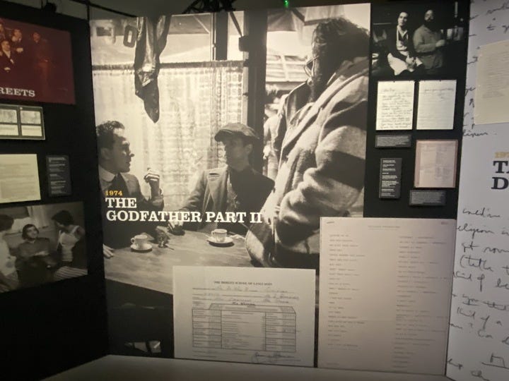 Notes and photos from "The Godfather Part II" at De Nito Con. 