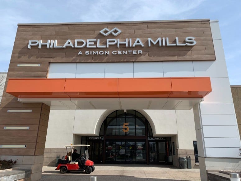 Philadelphia Mills Mall.
