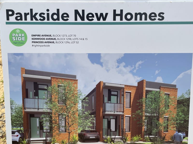 Four homes on Empire Avenue will be ready for purchase by the end of this year, and six others nearby will be ready next spring.