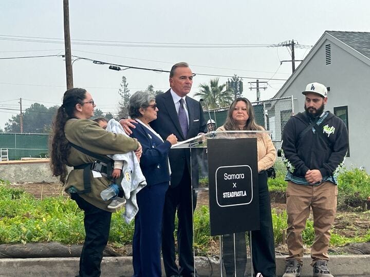 Family with Rick Caruso
