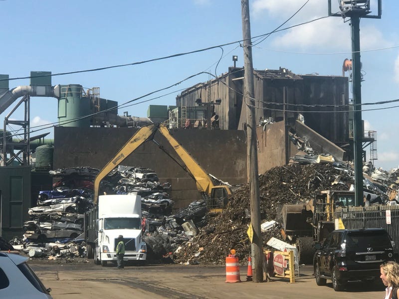General Iron scrap metal-shredding operation