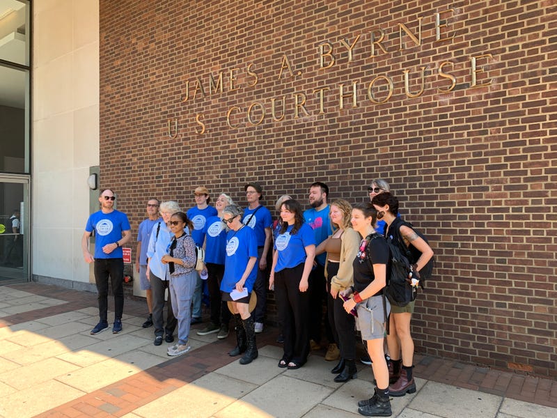 Workers left jobless by last month’s sudden closure of the University of the Arts are continuing the legal push for their final paychecks. 