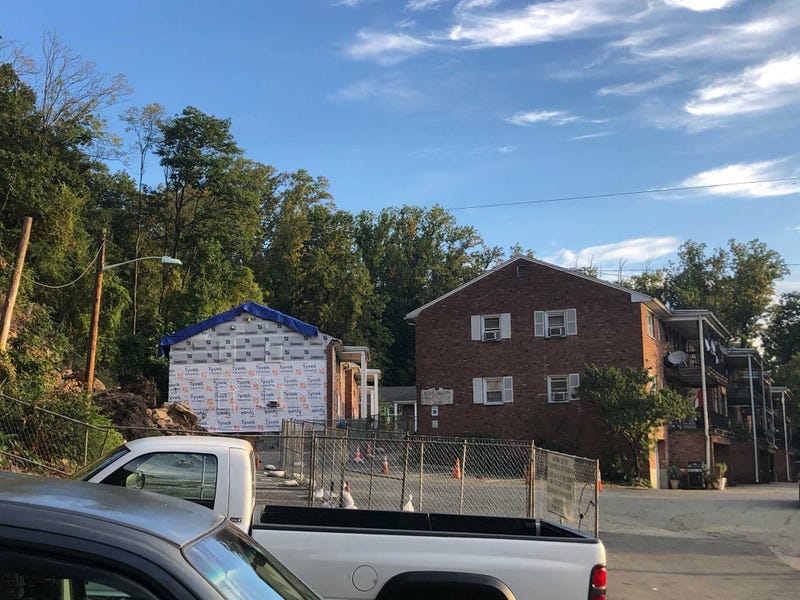 Residents were forced to evacuate from their apartment complex in West Orange after the remnants of Ida destabilized part of South Mountain