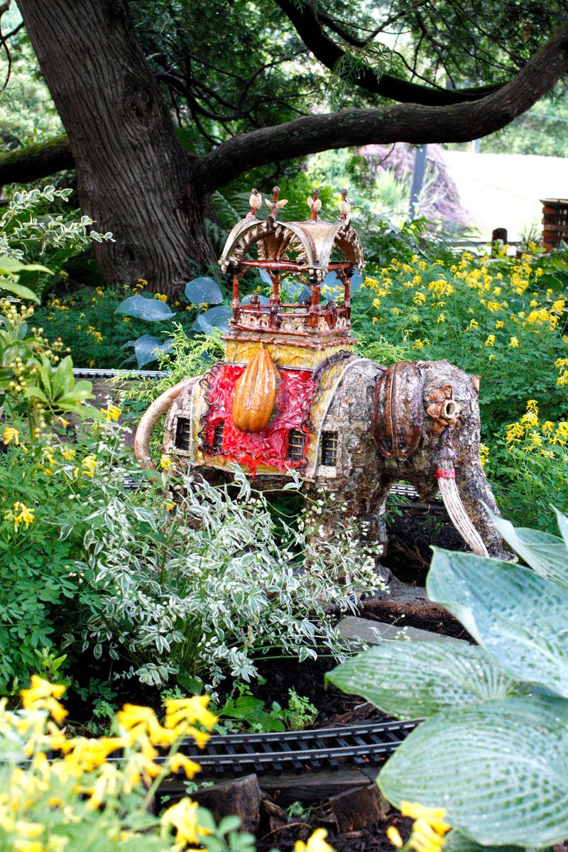 Circus Themed Garden Railway