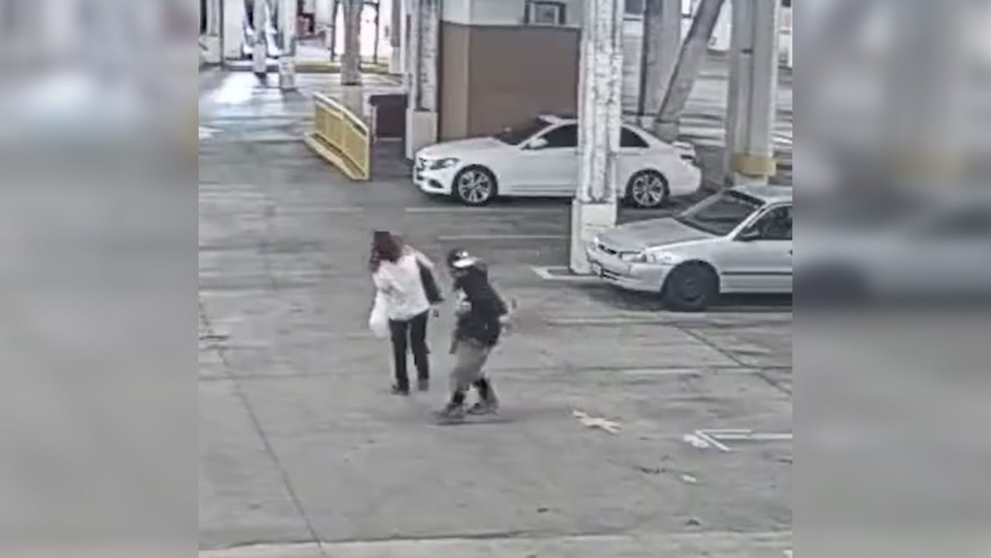 VIDEO: Glendale woman sucker punched by stranger in parking garage