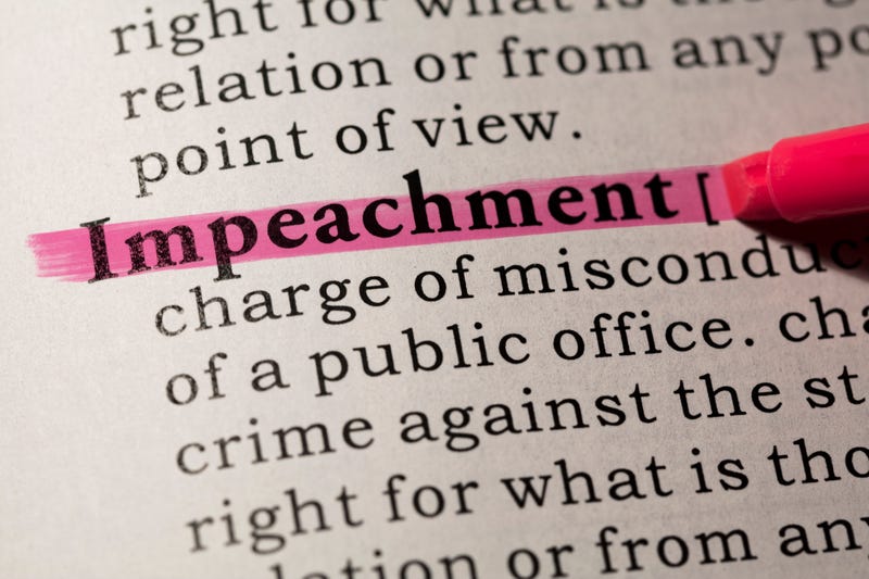 Dictionary definition of impeachment