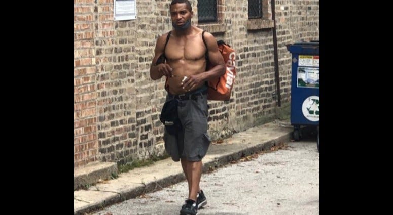 A man wanted for indecent exposure on the Near North Side.