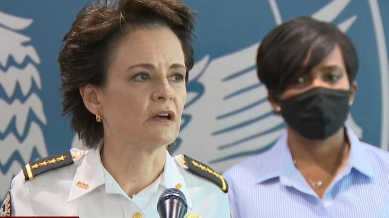 Atlanta Police Chief Erika Shields has resigned following the fatal shooting of a black man