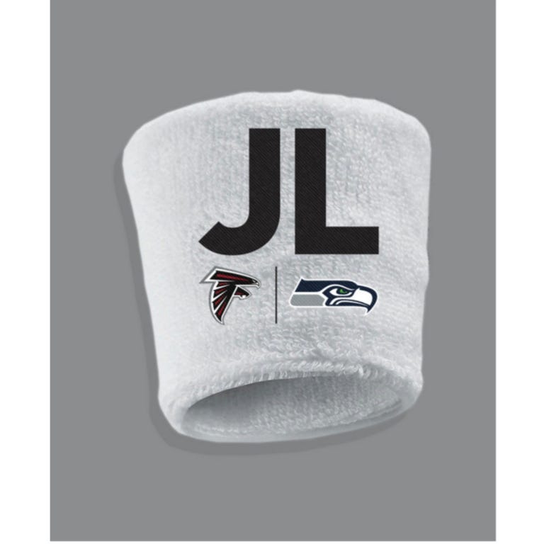 The Atlanta Falcons honored late Congressman John Lewis by wearing white armbands with his initials