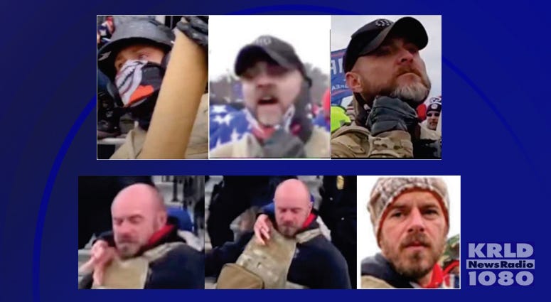 Two north Texas men charged in connection with the Capitol riot