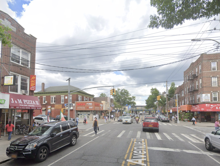 street view of East 14th Street and Avenue U in Brooklyn