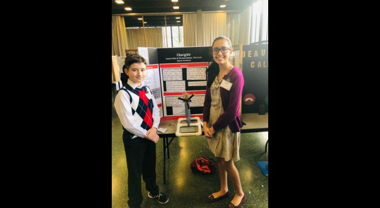 Aanya Sahu and Florian Halimi, Invention Convention