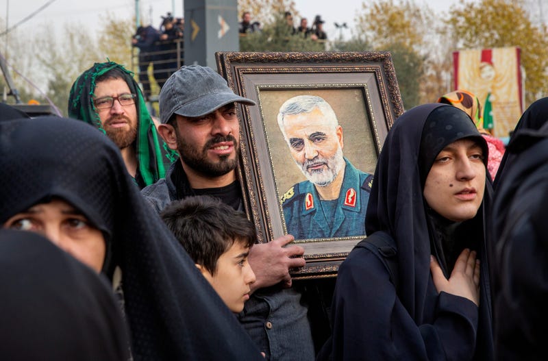 Tehran Protest Vigil After U.S. Airstrike
