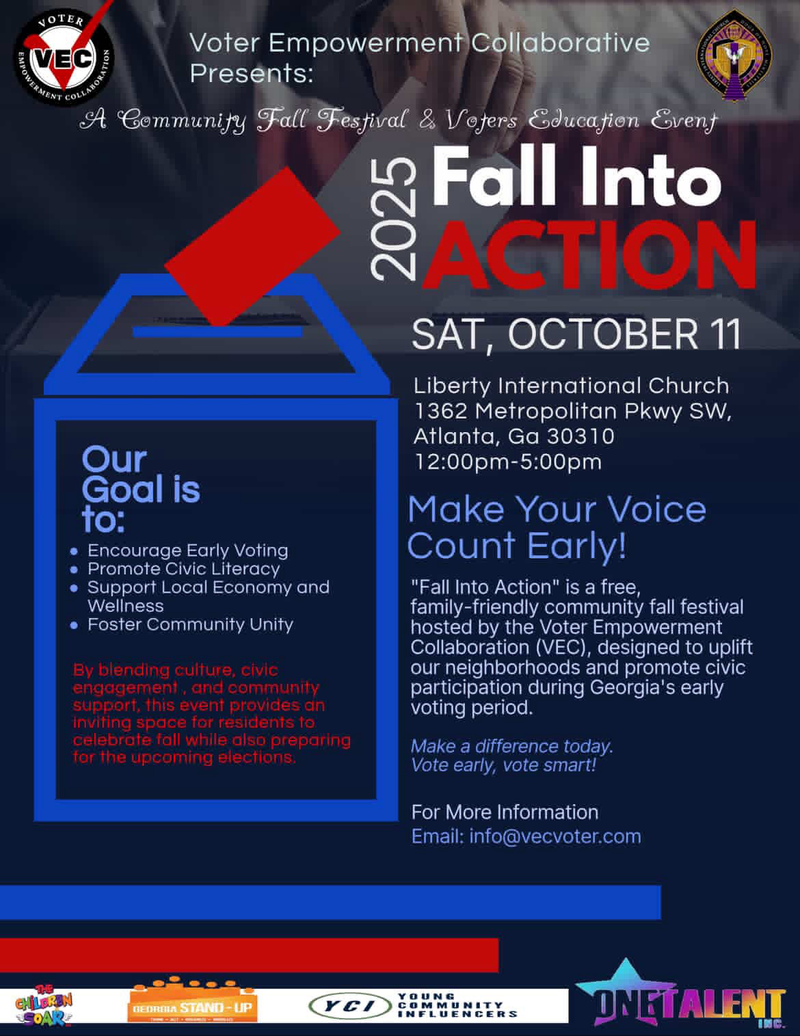 Voter Empowerment Collaborative Event Flyer