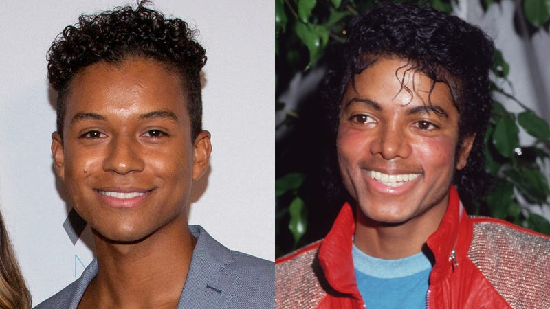 Jaafar Jackson and Michael Jackson