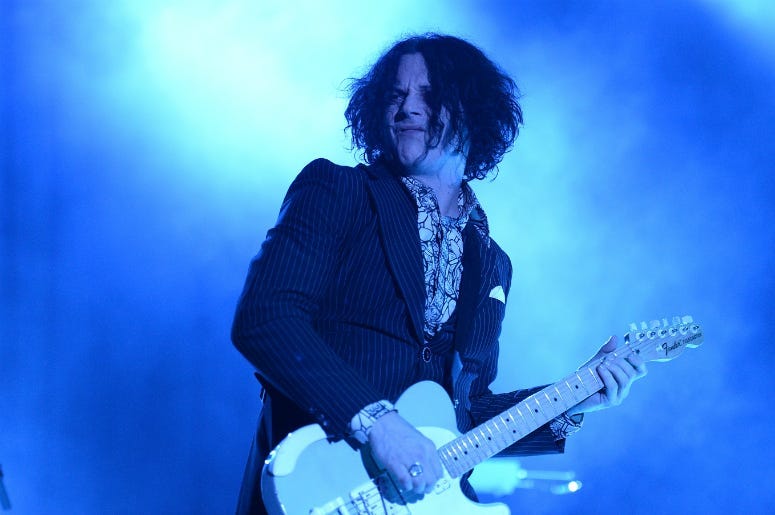 Jack White performs during the 2014 Bonnaroo Music & Arts Festival on June 14, 2014
