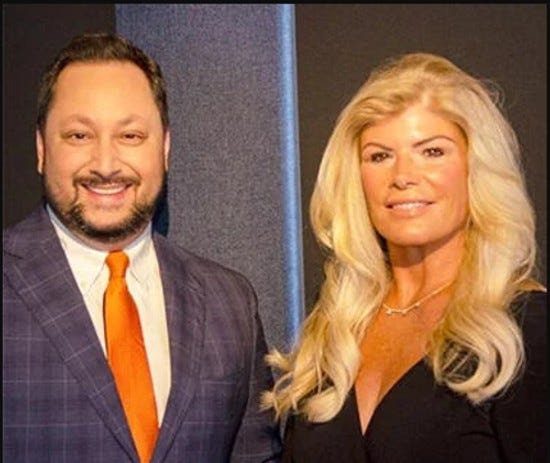 Jonathan Carlson, left, and Jackie Paige