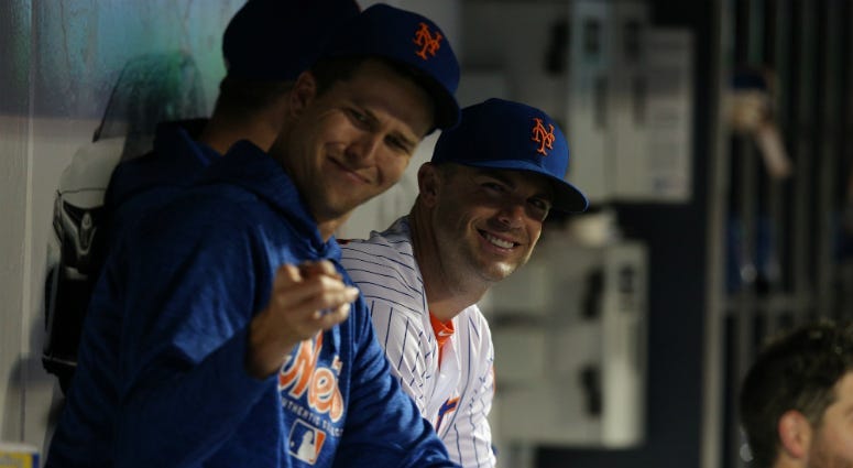 Jacob deGrom and David Wright