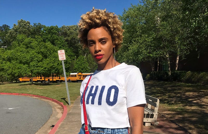 Jade Novah wearing her hair in twists