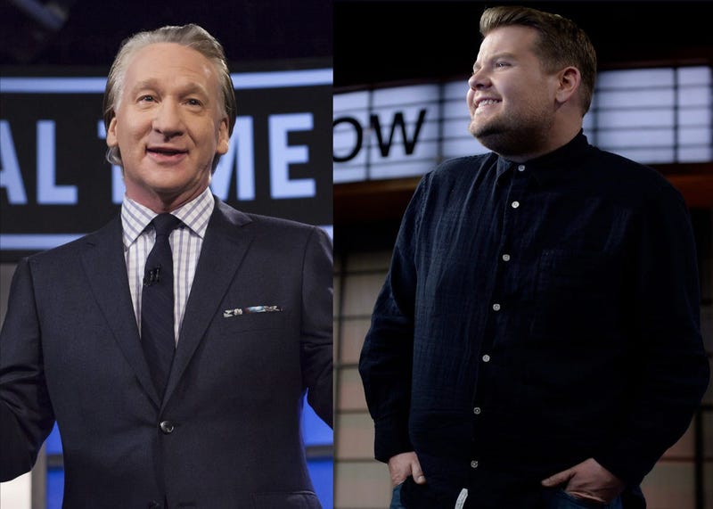 James Corden Bill Maher