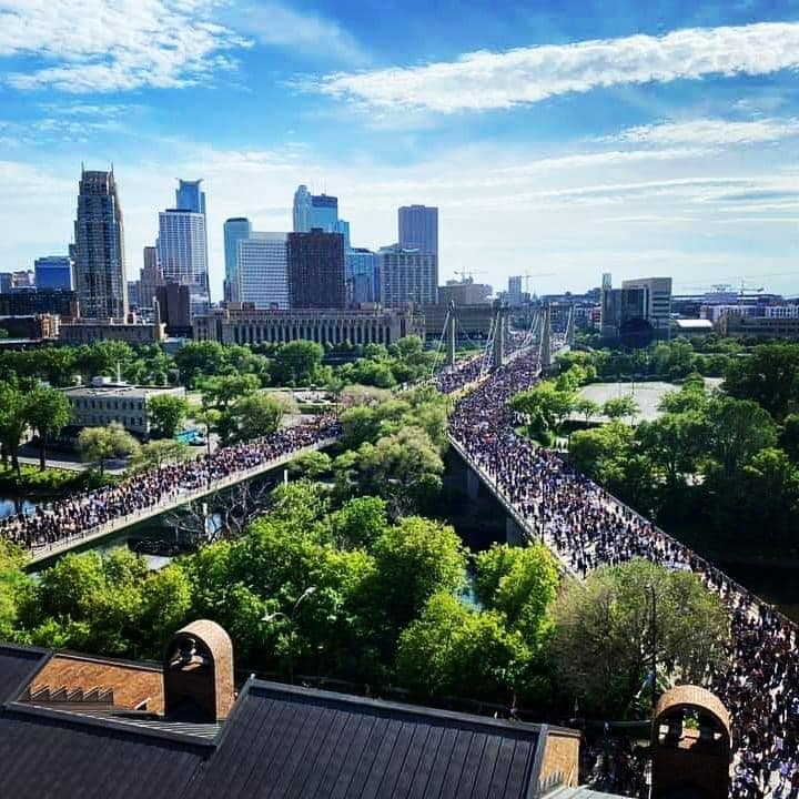 Protest on 35W Bridge
